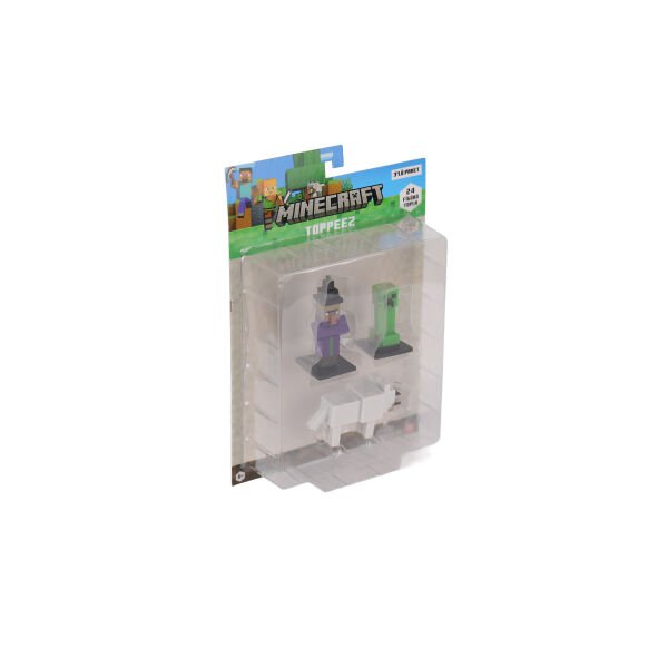 PMI MC2020 Minecraft 3D Figür Toppeez 3lü Set