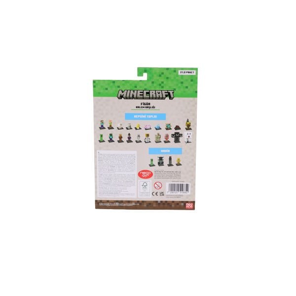 PMI MC2020 Minecraft 3D Figür Toppeez 3lü Set