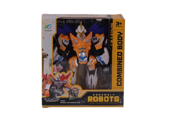 339-20 339-21 4 FARKLI ASORTİ DÖNÜŞEBİLEN ROBOTLAR