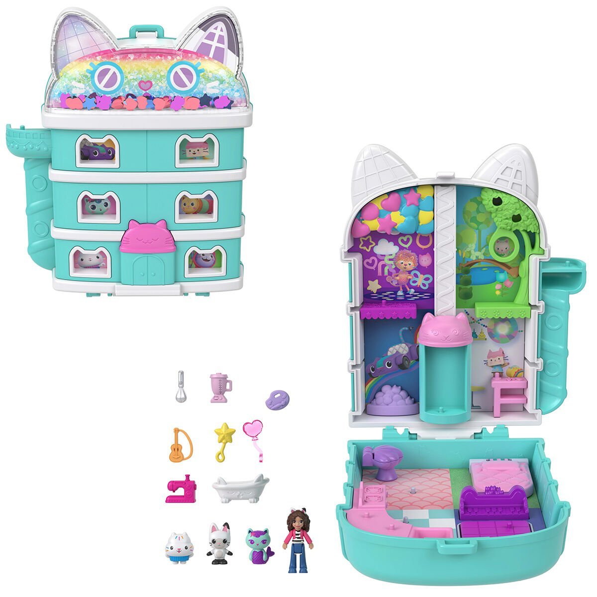 JFV02 Polly Pocket Gabbys Dollhouse Mini Oyun Seti