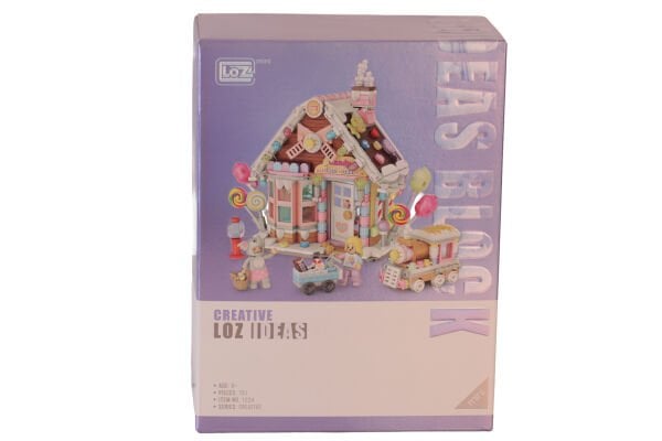 LZ-1224 LOZ ŞEKER EVİ 781 PARÇA BLOCK OYUNCAK