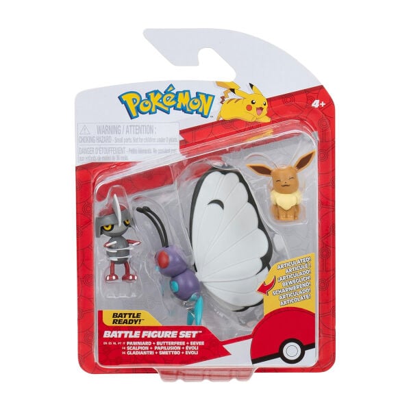 POK 95155-E Pokemon Battle 3lü Figür Seti Asorti