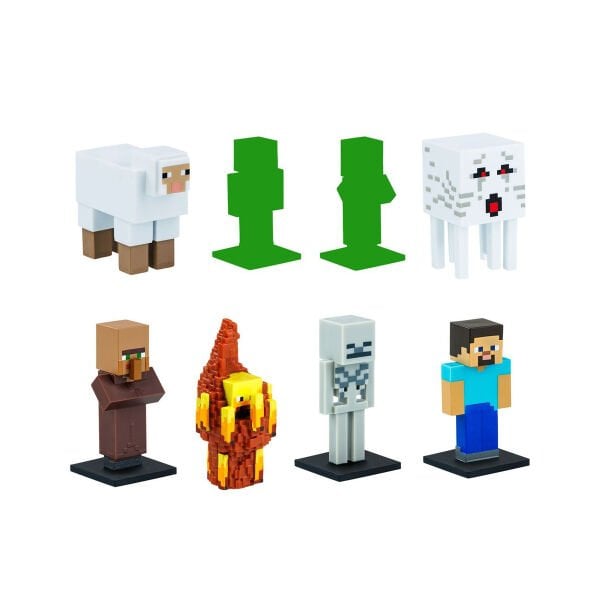PMI MC2070 Minecraft 3D Figür Toppeez 
8li Delüks Set
