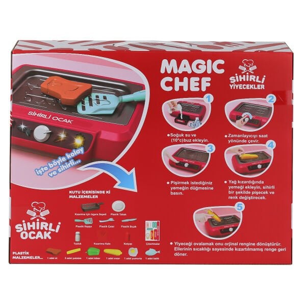 2A550 Magic Chef Barbekü Ocak Seti -Limon Oyuncak