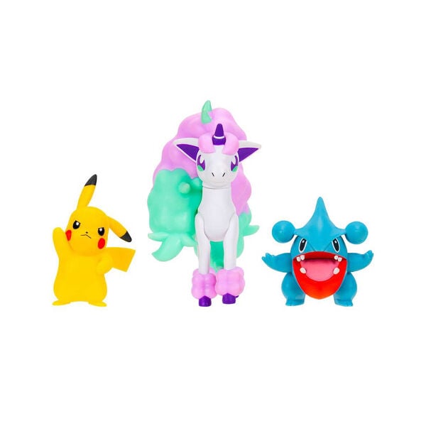 POK 95155-F Pokemon Battle 3lü Figür Seti Asorti