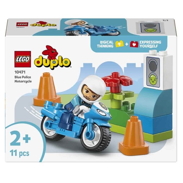 10471 Lego Duplo Mavi Polis Motosikleti 11 parça +2 yaş