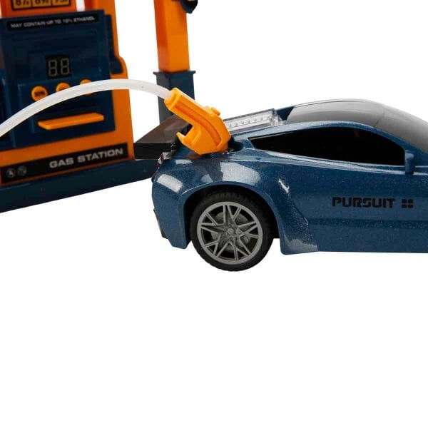 41627 SUN-ZHC-CRN-RC ARABA BENZİN İSTASYONLU DUMAN PÜSK 2 4GHZ SES IŞIK