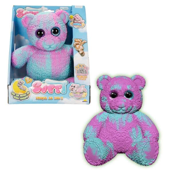12331 SUN-BTF-FİGÜR SOFTT BEAR DELUXE KARANLIKTA PARLAYAN 3A