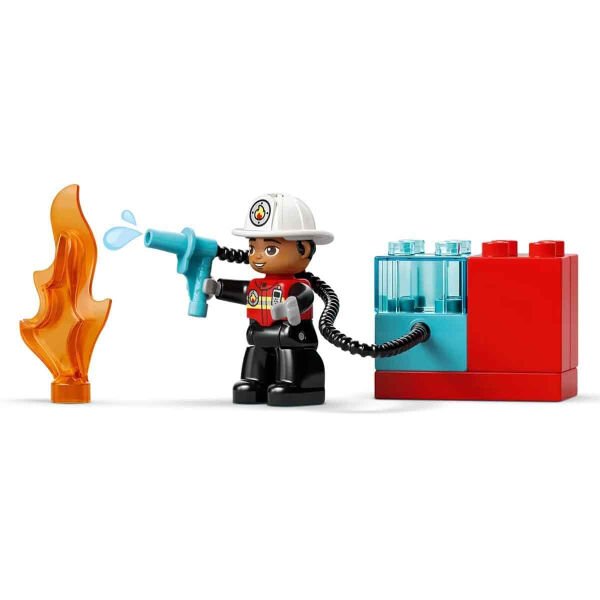 10473 Lego Duplo Hortumlu İtfaiye Aracı ve İtfaiyeci 28 parça +2 yaş