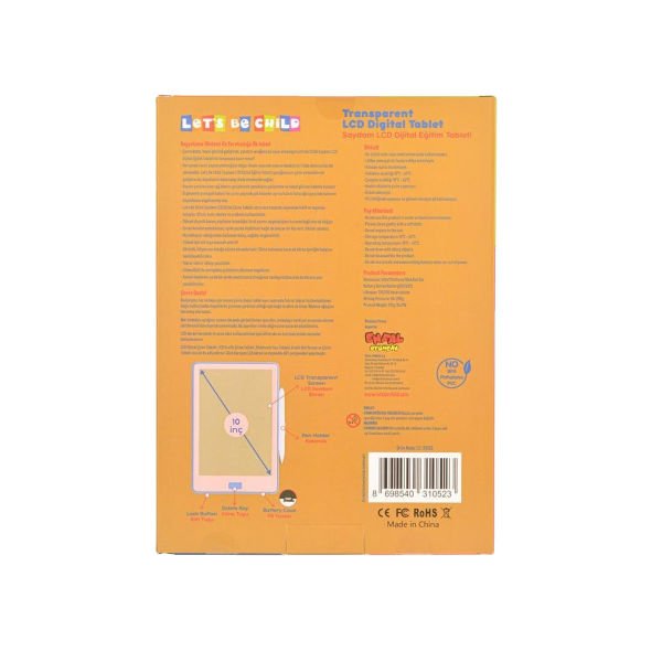 LC-31052 ŞEFFAF ÇİZİM TABLETİ 10