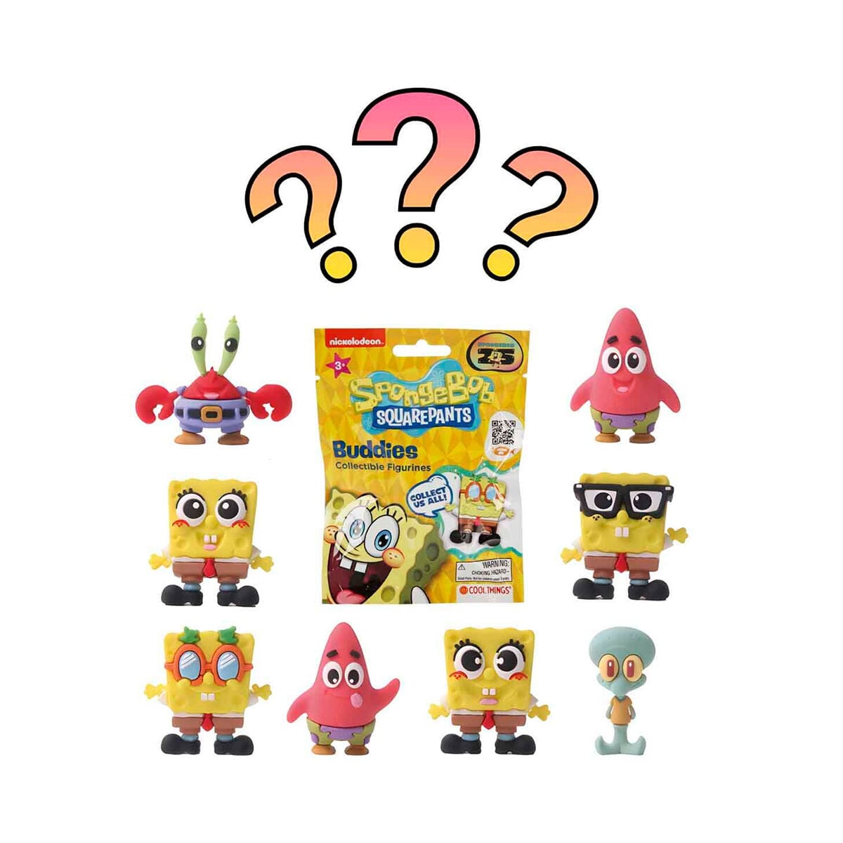20347 SUN-ITG-CLT-3D FİGÜR SPONGEBOB BUDDIES SÜRPRİZ PAKET SBOB 36D