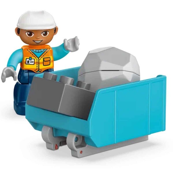 10475 Lego Duplo 3ü1 arada İnşaat Araçları 22 parça +2 yaş