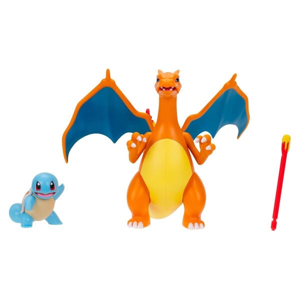 POK PKW2283 Pokemon Battle 2li Figür - Squirtle Charmander