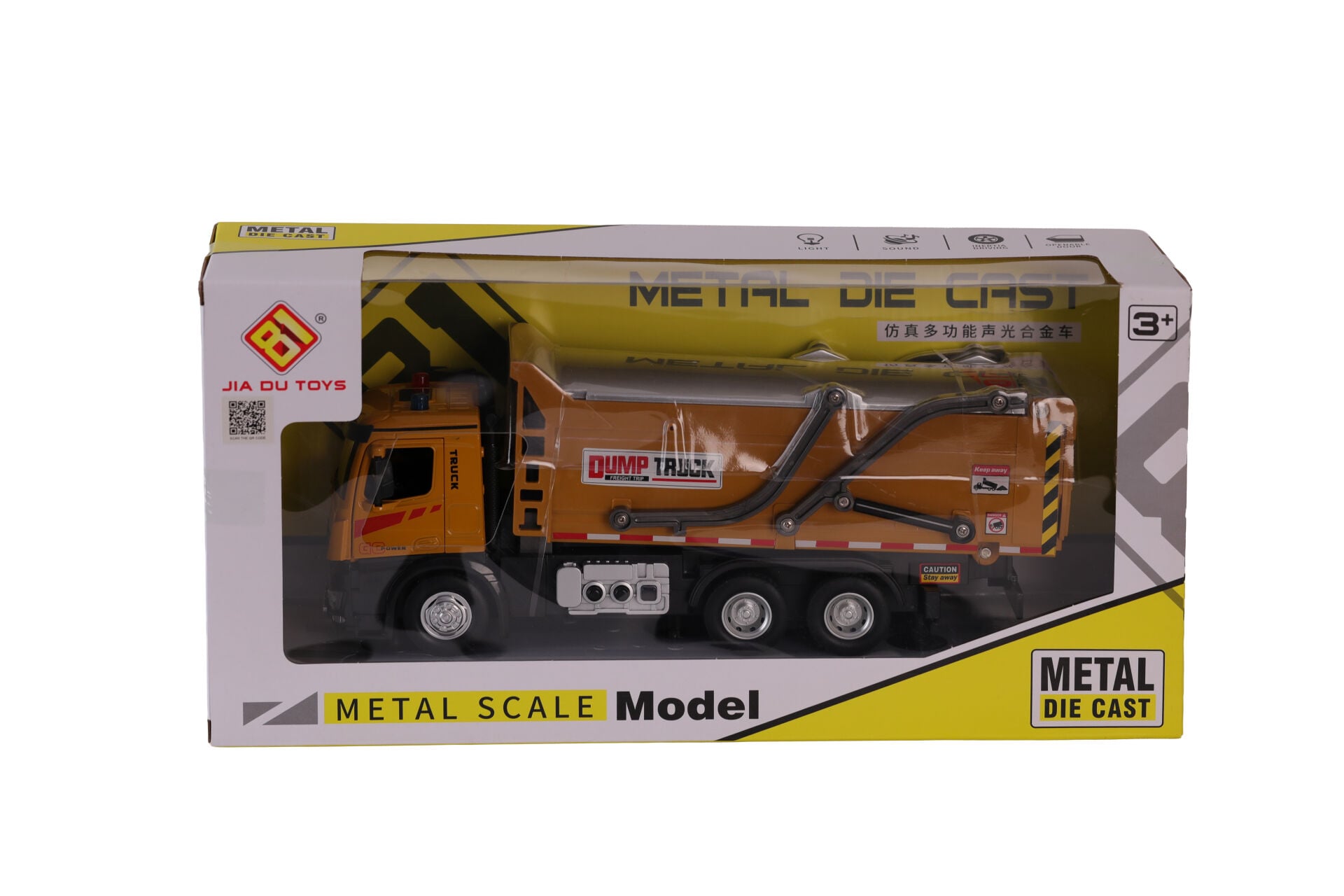 JD-8728 SESLİ IŞIKLI HAREKETLİ METAL KAMYON