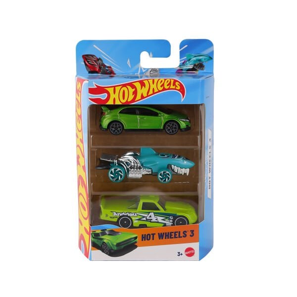 K5904 Hot Wheels 3'lü Araba Seti