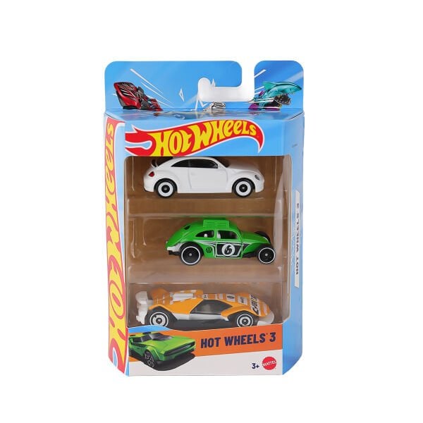 K5904 Hot Wheels 3'lü Araba Seti
