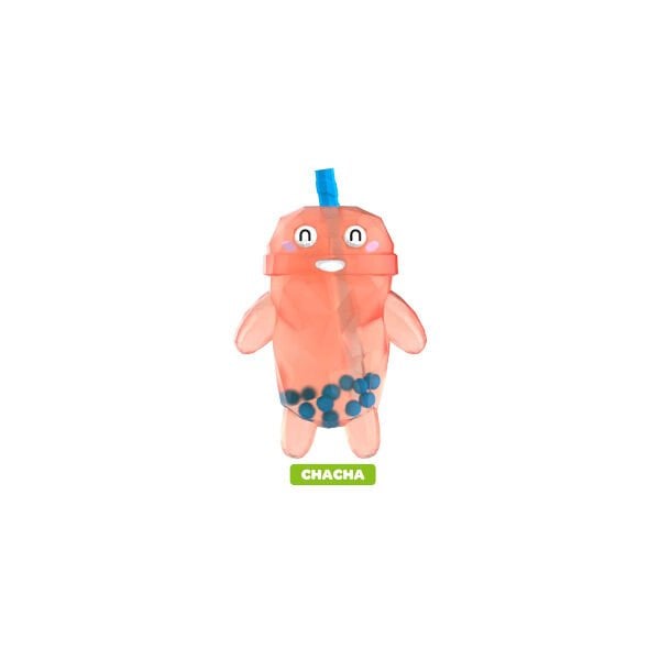 12387 SUN-BTF-FİGÜR BUBBLE TEA CRYSTAL BOBA PALS SERIES 14CM 6A