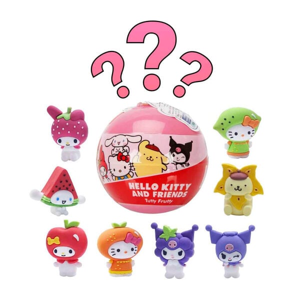 20541 SUN-ITG-CLT-3D FİGÜR H KITTY AND FRIENDS TUTTY FRUTTY SÜRPRİZ PAKET HKTY