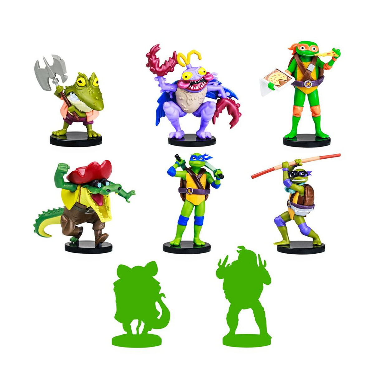PMI NT2070 Ninja Turtles Toppeez 8li Figür Set Asorti | Erkol Oyuncak