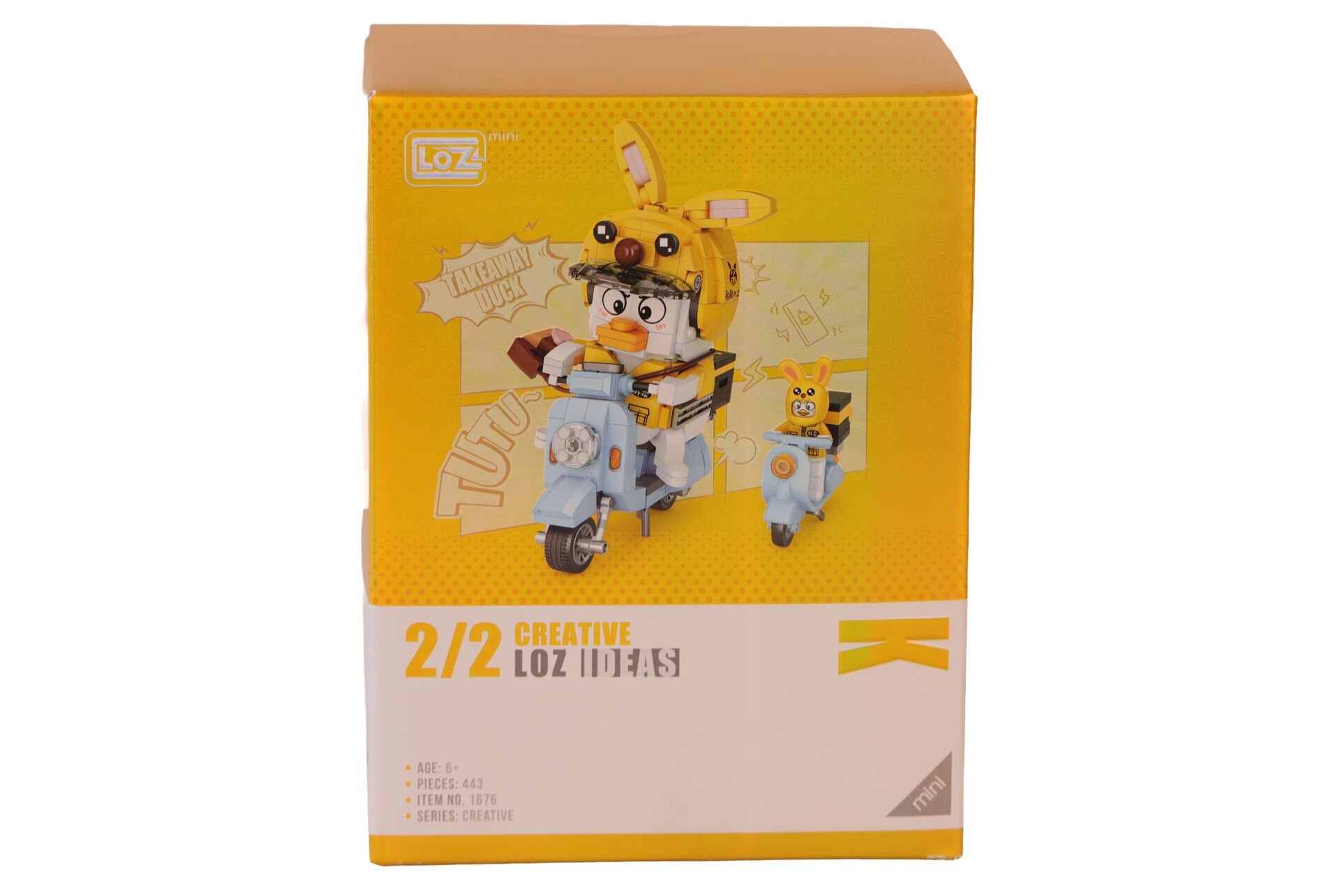 LZ-1676 LOZ KURYE ÖRDEK 443 PARÇA BLOCK OYUNCAK