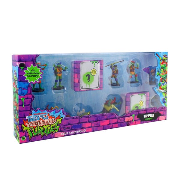 PMI NT2080 Ninja Turtles Toppeez 12li Figür Set Asorti
