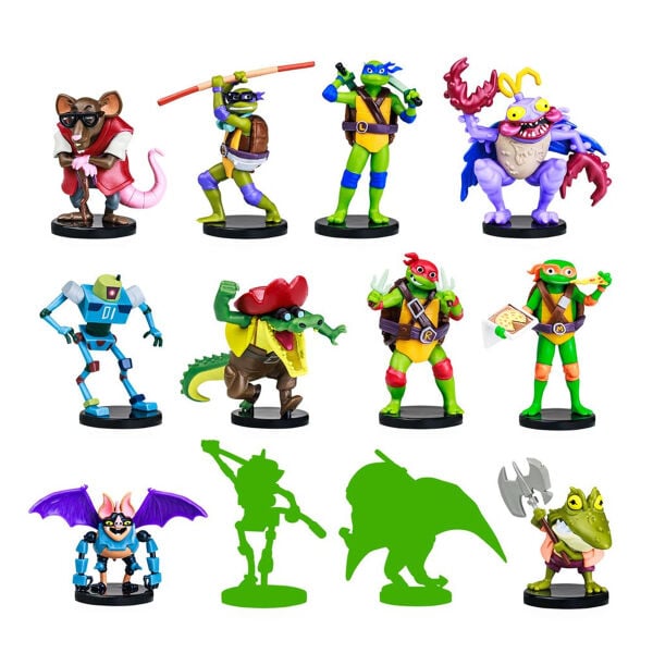 PMI NT2080 Ninja Turtles Toppeez 12li Figür Set Asorti