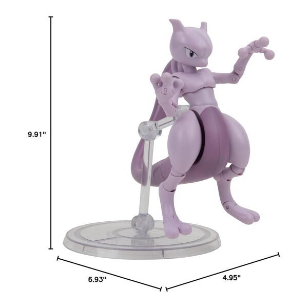POK PKW2417 Pokemon Select Seri Eklemli Figür Mewtwo