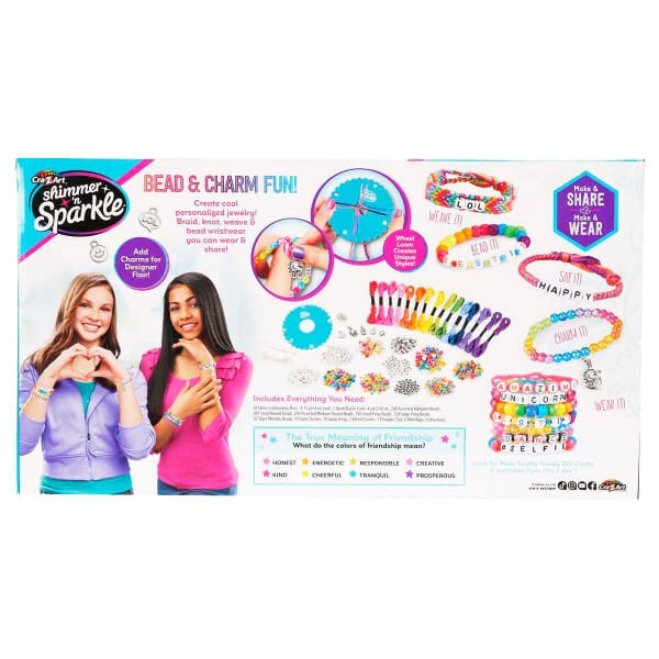 65592 SUN-CZA-HOBİ-SET SHIMMER N SPARKLE DELUXE BEAD CHARM BRACELET STUDIO
