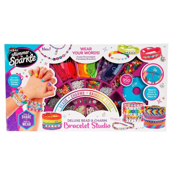 65592 SUN-CZA-HOBİ-SET SHIMMER N SPARKLE DELUXE BEAD CHARM BRACELET STUDIO