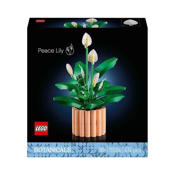 11504 Lego Botanicals Barış Çiçeği - Pace Lily 474 parça +18 yaş