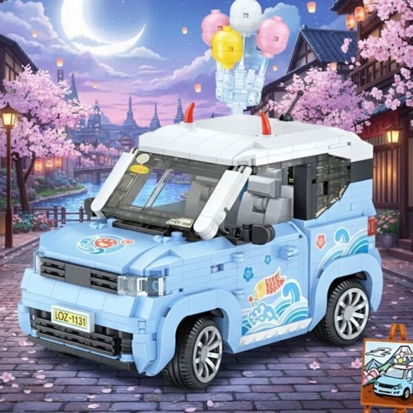 LZ-1131 LOZ BALON ARABASI MAVİ 875 PARÇA BLOCK OYUNCAK