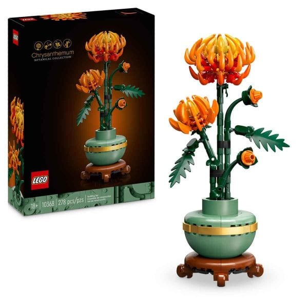 10368 Lego Botanicals - Krizantem - Chrysanthemum 278 parça +18 yaş