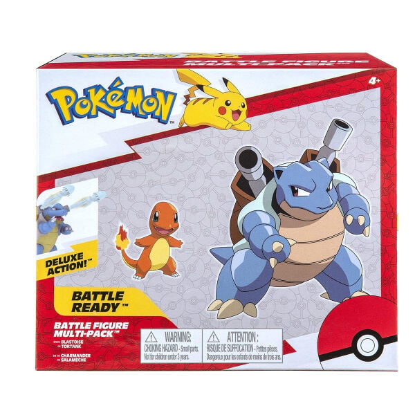 POK PKW2546 Pokemon Battle 2li Figür - Blastoise  Charmander
