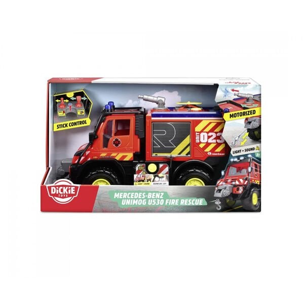 203719033 Dickie Unimog U530 Fire Rescue

freewheel light sound interior batte