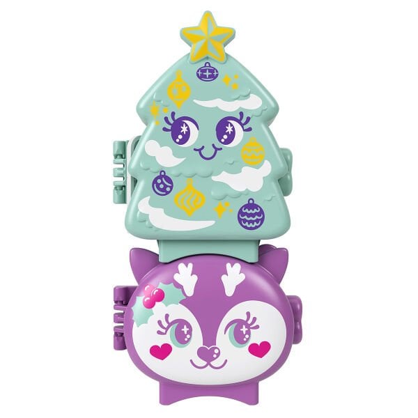 JGM53 Polly Pocket Sevimli Yılbaşı 2li Paket Oyun Seti