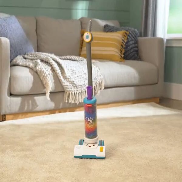 JMM35 Fisher-Price Eğlen ve Öğren 2 si 1 Arada Süpürge