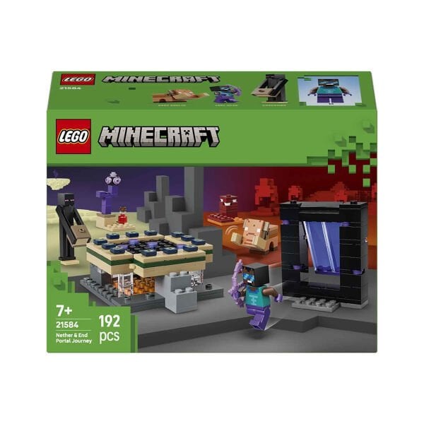 21584 Lego Minecraft Nether ve End Geçidi Yolculuğu 192 parça +7 yaş