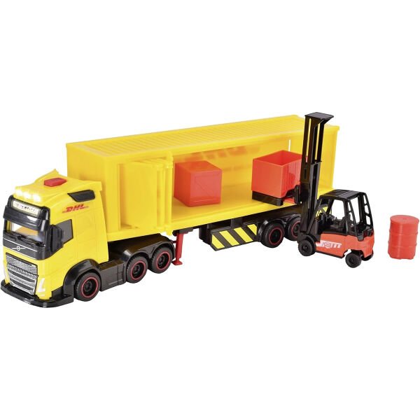 203747018 Dickie DHL Truck

free wheel Volvo FH16 Truck light sound interior,