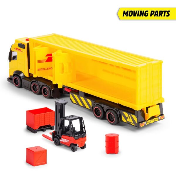 203747018 Dickie DHL Truck

free wheel Volvo FH16 Truck light sound interior,