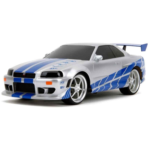 9772 SUN-SIM-JDA-RC ARABA 1 24 FAST FURIOUS NISSAN SKYLINE GTR 2 4 GHZ FASTF