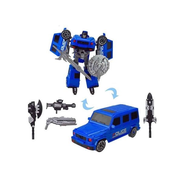 5039 SUN-YFN-ROBOT TRANSFORMER POLICE-G/FAST FLAME 2R 2A