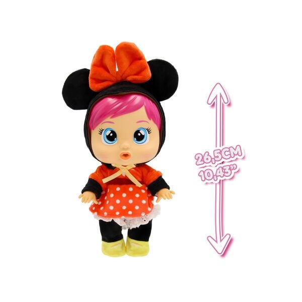 CYB69000 Cry Babies Love and Care Minnie Kostümlü Bebek