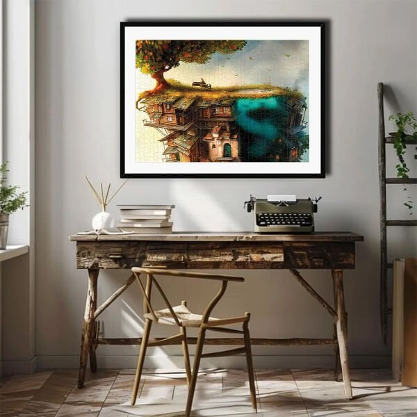 20777 PUZZLE 1000 PLANİST ON THE ROOFTOP