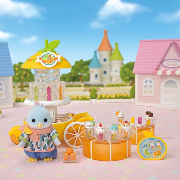 5861 Sylvanian Families Citrus Kuş Ailesi Meyve Suyu Standı +3 yaş