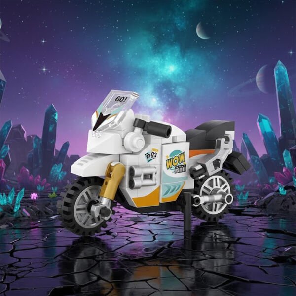 LZ-8624 LOZ MOTORSİKLET 120 PARÇA BLOCK OYUNCAK MİNİ POŞET