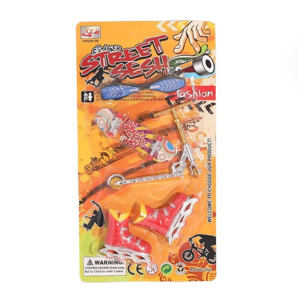 KZL-012-A7 Kartela Kaykay Paten Scooter Oyun Seti -Kızılkaya