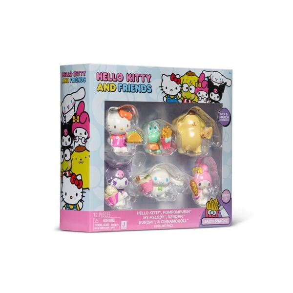 HKT11000 Hello Kitty 6lı 5cm Figür Seti