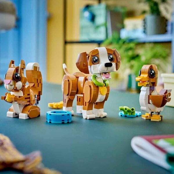 31382 Lego Creator 3in1 Sevimli Hayvanlar: Oyunbaz Yavru Köpek 336 parça +8 yaş