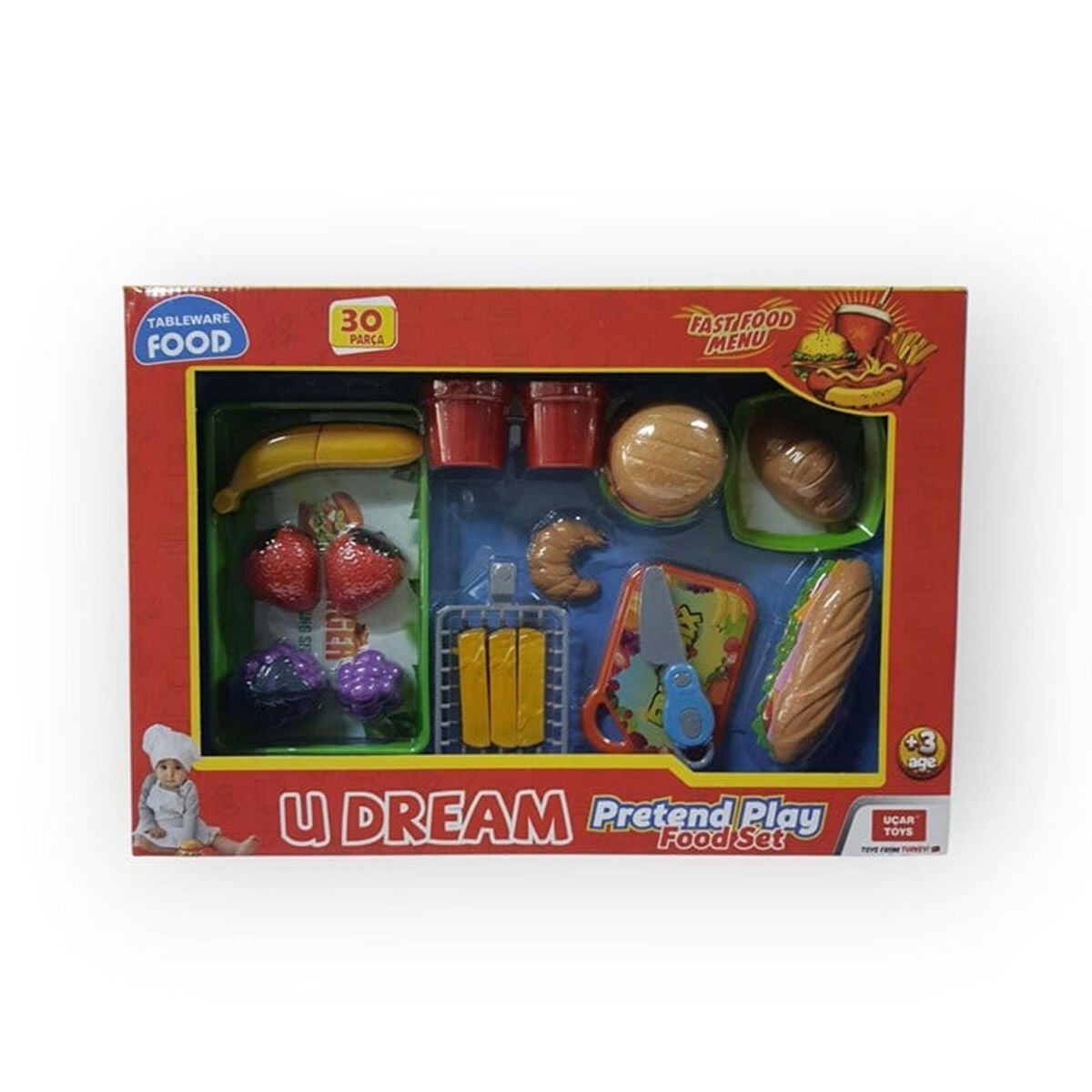 293 BÜYÜK KUTULU HAMBURGER SET