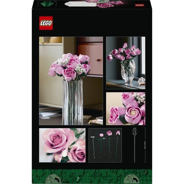 10374 Lego iconic Botanicals Pembe Gül Buketleri 789 parça +18 yaş